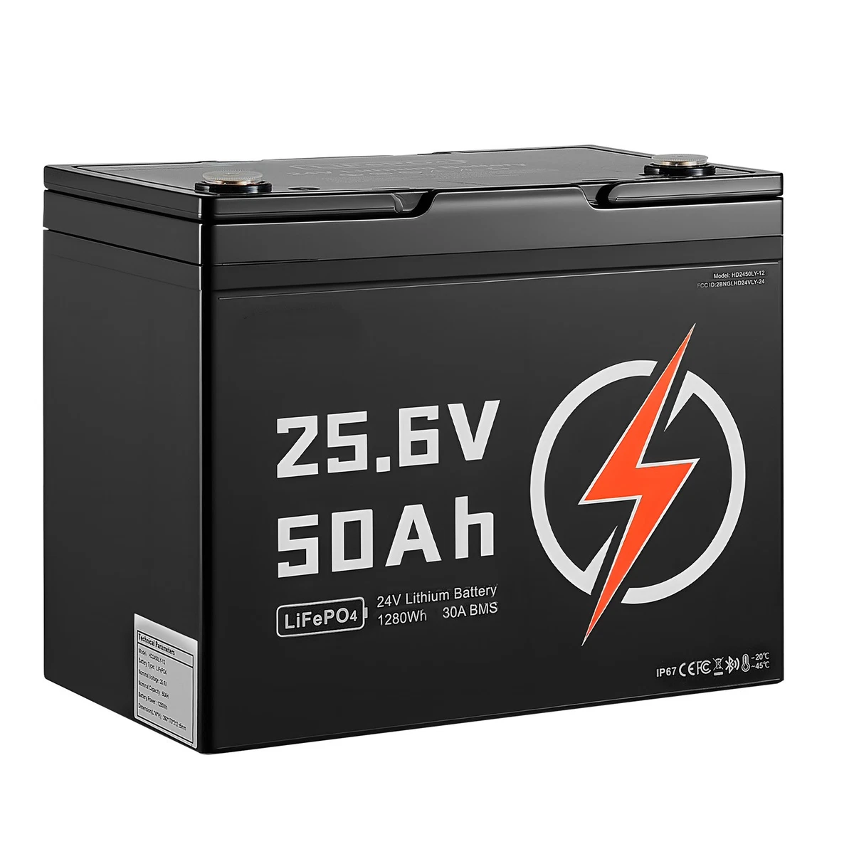 Battsea Lot de 24 Piles au Lithium AA 3200 mAh 1.5V 4.8 Wh, Double AA