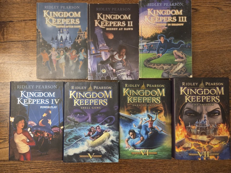 Lot 1-7 KINGDOM KEEPERS Ridley Pearson HB PB Complete Set Disney 1 2 3 4 5 6 7 - Image 2 of 4