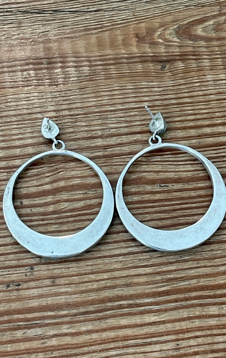 Turquoise Cobblestone Dangle Earrings - image 13