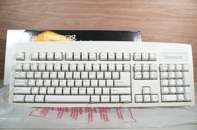 Sega Dreamcast Keyboard Model HKT-7620 White - Complete CIB SUPER CLEAN!