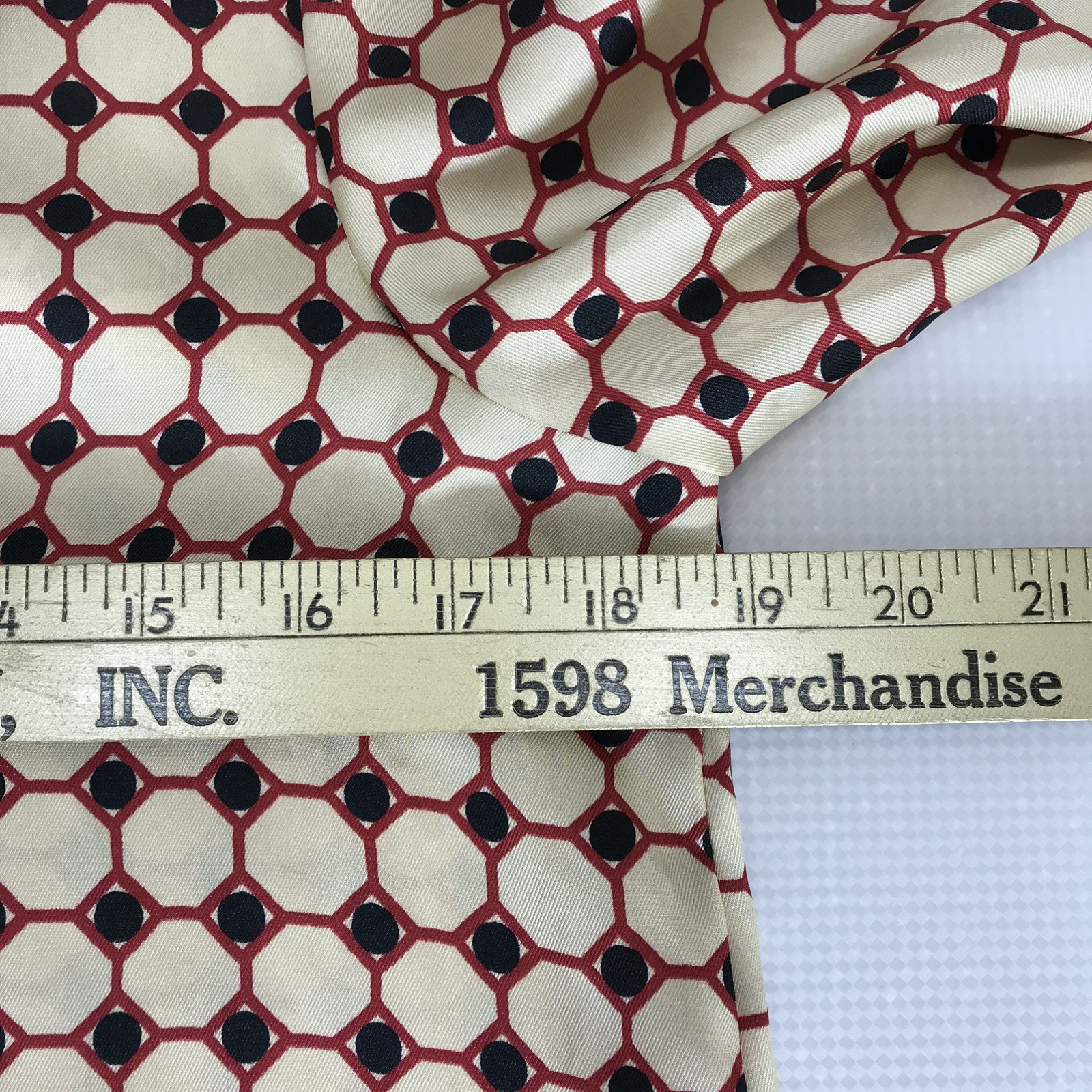 Zara Basic Button Statement Blouse Necktie Scarf … - image 7