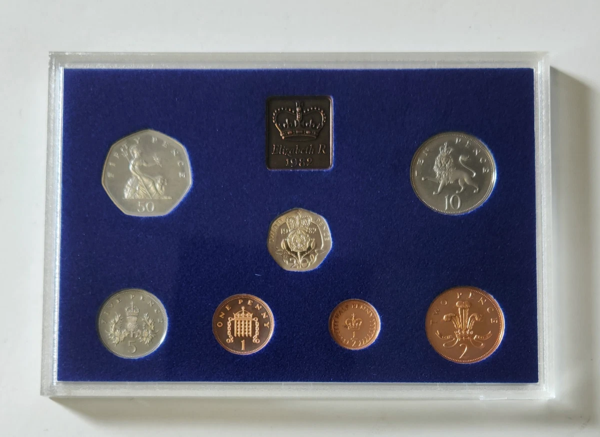 1982 イギリス コレクションセット 英国ミントセット 2冊 1982 UK Proof Coin Sets for sale | eBay