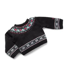 American Girl x Janie and Jack Rose Fair Isle Sweater for 18" Dolls