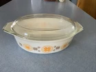 Vintage Pyrex Town & Country 045 2 1/2 Quart Oval Casserole Dish 12.75"x8.5"