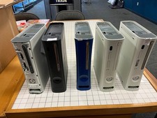 Original Microsoft Xbox 360 Black Console Only  For Parts -X5  -