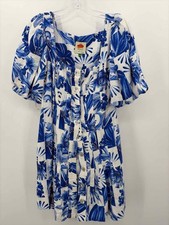 Pre-Owned Farm Rio Blue Size XS Short Short Sleeve Dress