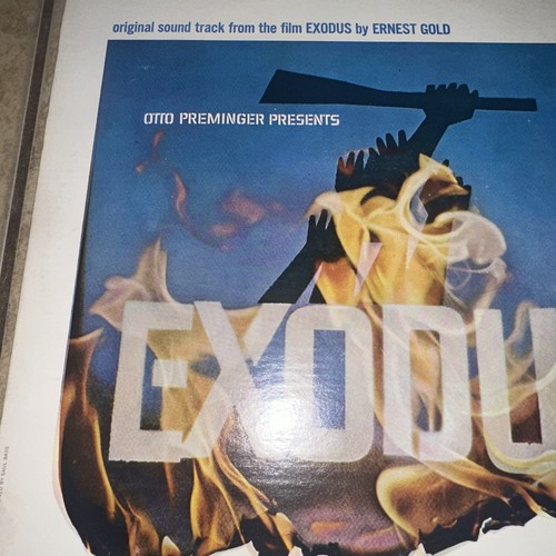 Exodus Otto Preminger Film Soundtrack Vinyl LP Record Album 1960 - Tested - Picture 3 of 4
