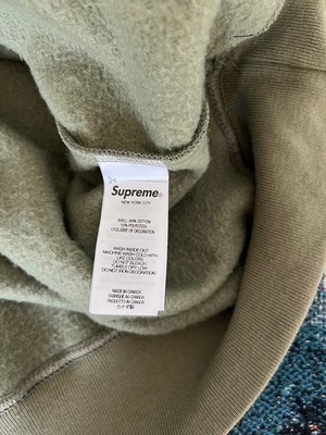 Supreme Kate Moss Hoodie - Size Large - Light Olive - Made in