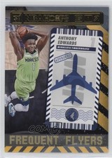 2021-22 Panini NBA Hoops Frequent Flyers Winter Anthony Edwards #7 11bp