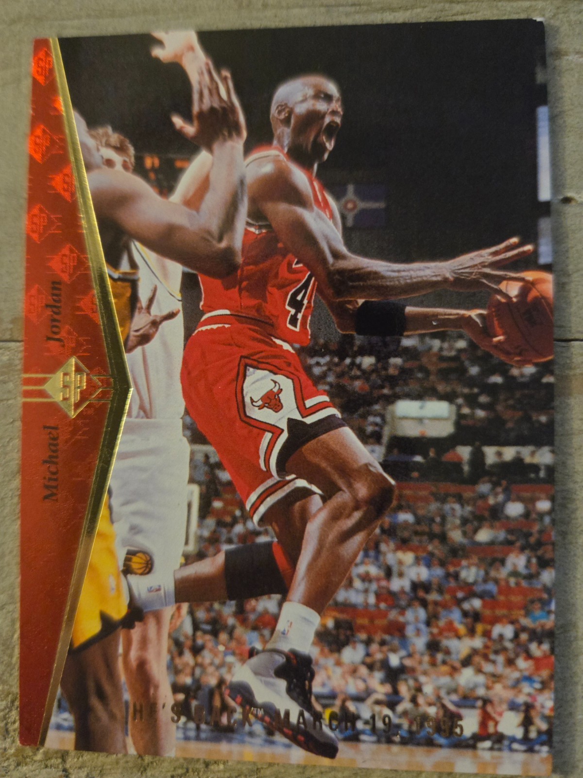 1994-95 Upper Deck SP - Michael Jordan He's Back Red Foil #MJ1 Chicago Bulls