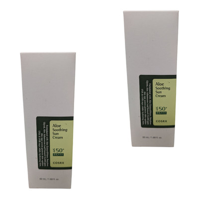 2 x Cosrx Aloe Soothing Sun Cream SPF50+ 50ml 1.69oz exp 8/7/26 Ships Free