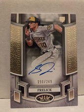 Sal Frelick 2024 Topps Tier One Break Out On-Card Auto /249 Rookie Brewers