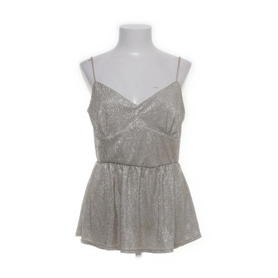 Charlotte Russe, Peplum Top, Größe: XL, Gold, Polyester, Damen #rW8