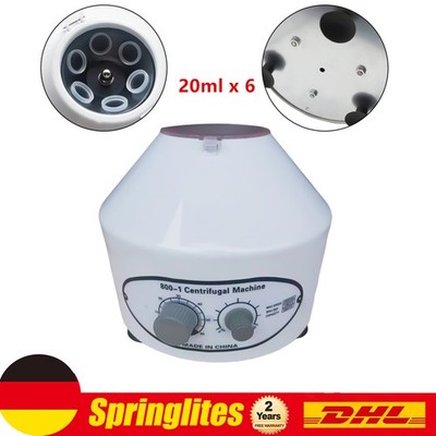 Electric Centrifuge Machine Laboratory Medical Practice Centrifuge 0-4000RPM New