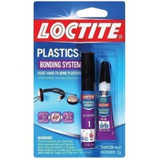 Loctite Super Glue Plastics Bonding System with Activator 2-Gram