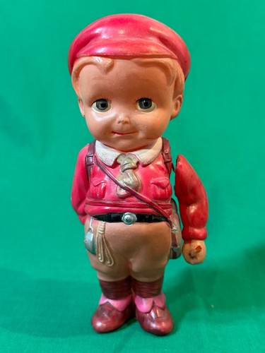 1930's Japan Celluloid Hiker Camper Boy Doll Toy Figure