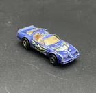 Vintage Hot Wheels 1977 Trans Am Hot Bird Blue W/ Gold Hubs #37 Base