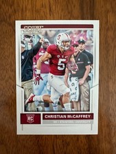 2017 Score Football Christian McCaffrey RC
