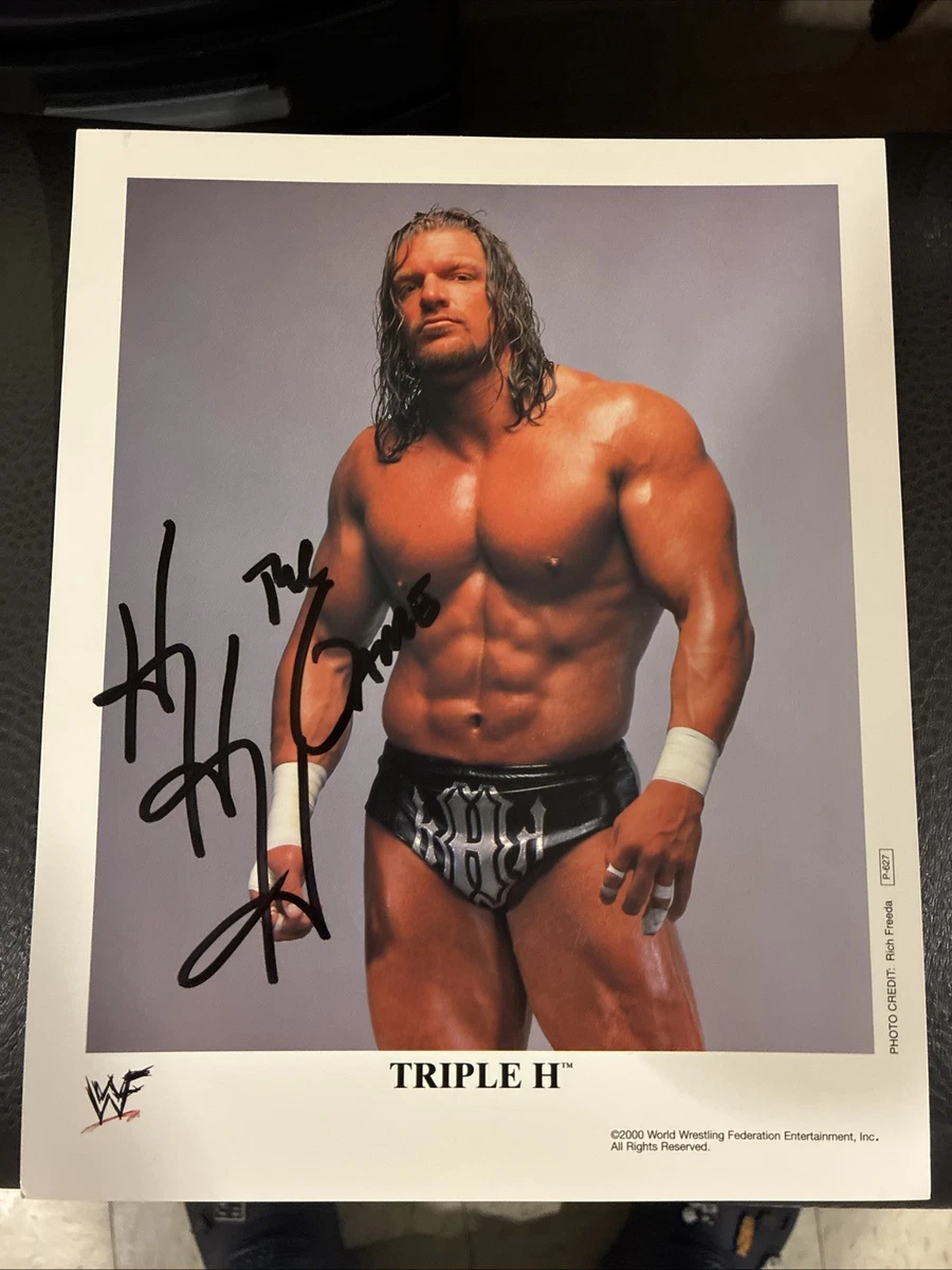 triple h signed products for sale | eBay
