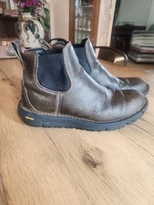 Danner Mens Tramline Chelsea 917 GTX Major Brown Leather Work Boots 8 Gore Tex