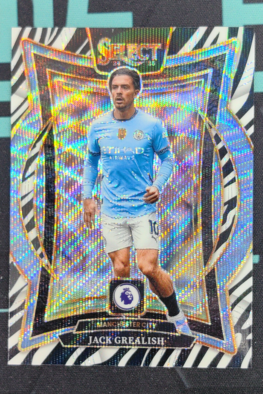 Jack Grealish 2024 Prizm Premier League #11 Lotus Flower /18 Price