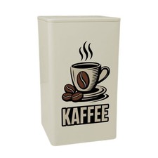 Retro Kaffee Design Dose 900ml für Kaffeeliebhaber