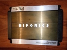 Hifonics 1200W RMS Brutus Elite BE1200.1D Monoblock Amplifier Car Audio, No Fuse
