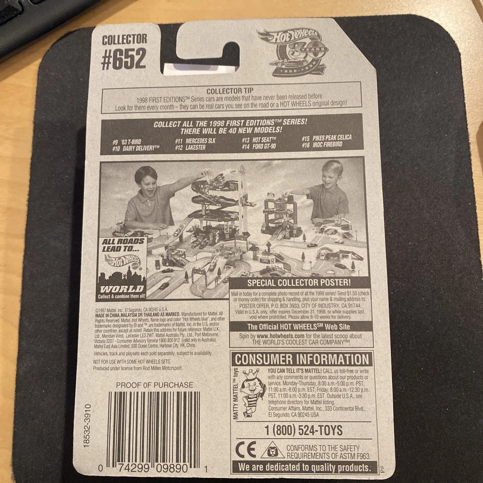 Hot Wheels Pikes Peak Celica 1998 primeras ediciones #15 de 40 autos #652 Foto 2 de 2