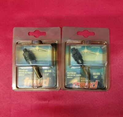 2X FREUD 60-100 Slotting Cutter Arbor Industrial Carbide Router Bit Lot of 2 NEW