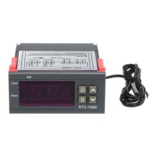 2 Pack STC-1000 10A DC 24V Digital LED Temperature Controller