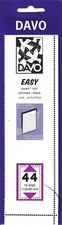 DAVO EASY Self-Adhesive Mounts BLACK 215 x 44 Package of 18