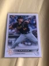 NJR#6  2022 Topps Series 1 Baseball Rookie Max Kranick Pittsburgh Pirates