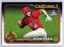 TRAVIS HONEYMAN  CARDINALS   2024 TOPPS PRO DEBUT #PD-77