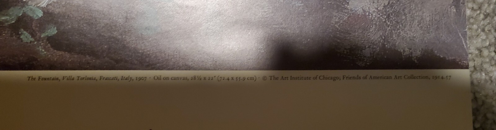 JOHN SINGER SARGENT: WHITNEY MUSEUM OF ART: 1986-1987: 38X24 POSTER: G - Picture 7 of 10