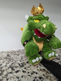 Bowser Puppet Golf Club Head Cover King Koopa Vtg NES Super Mario Bros Plush