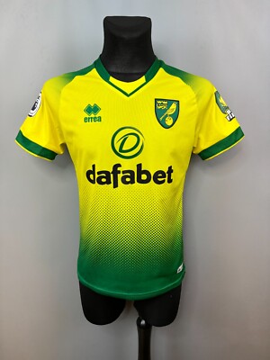 NORWICH CITY 2019 2020 PUKKI HOME SHIRT FOOTBALL SOCCER JERSEY