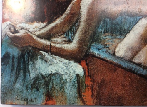 Femme Sortant Du Bain Woman Leaving The Bath Edgar Degas Art Print On Board - Picture 5 of 12