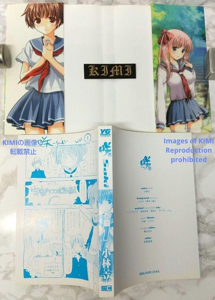 Rare 1st Edition Saki (manga Comic Book) 1 2006 Ritsu