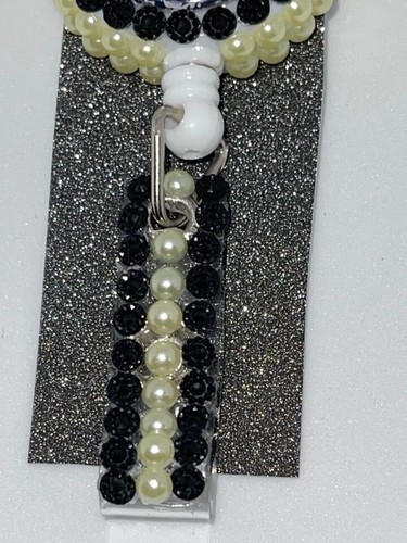 New Bling Owl Retractable ID Badge Handmade Clip On - Picture 3 of 4