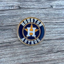Houston Astros Logo Collectable MLB Baseball Tribute Jersey Hat Pin 