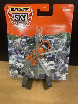Matchbox Sky Busters Sky Blade 3/6 2020 Orange Helicopter
