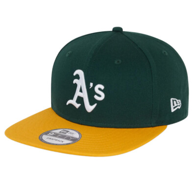 New Era MLB 9FIFTY Snapback Cap Essential Oakland Athletics green/yellow
