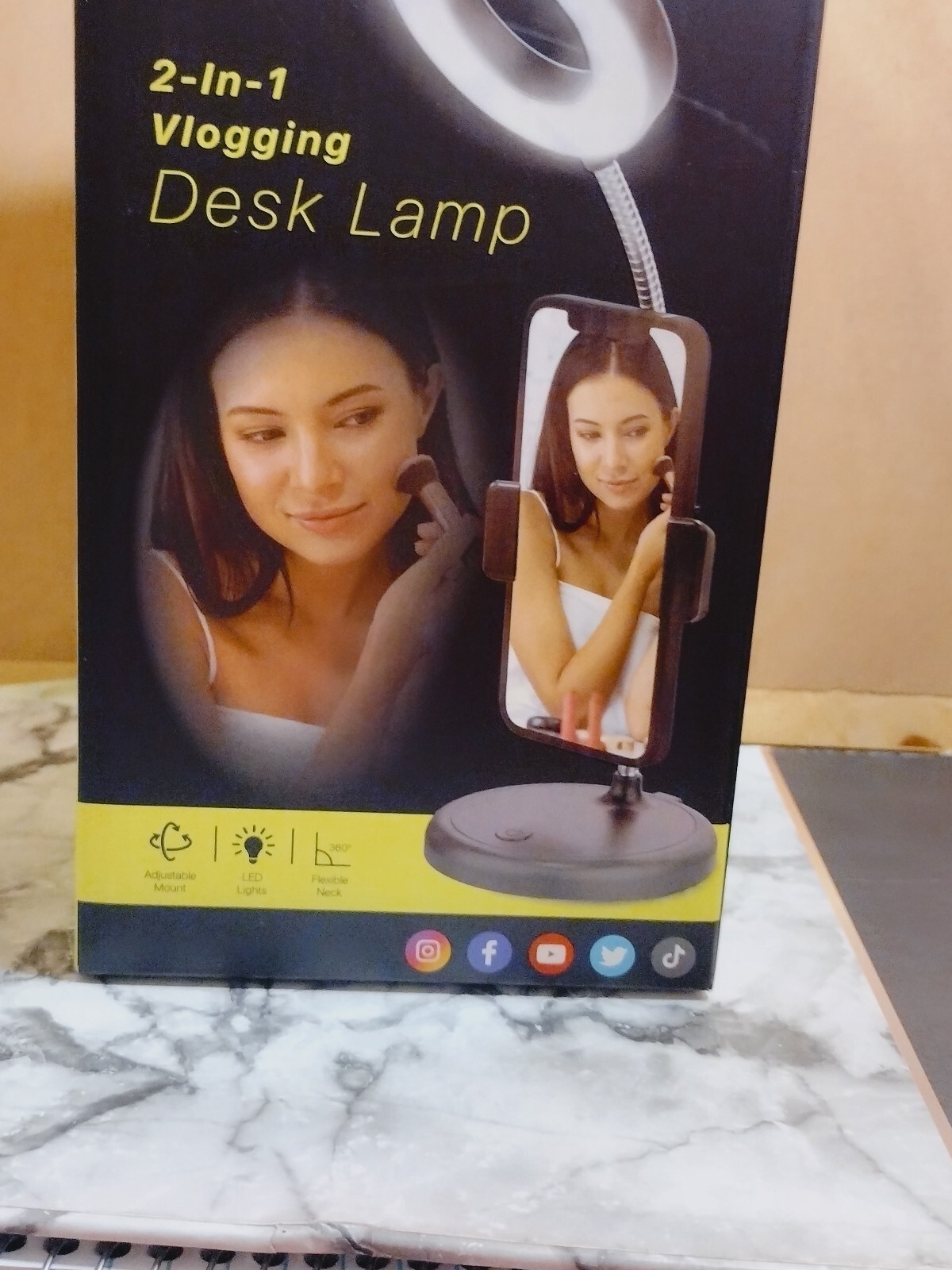 2 In 1 Vlogging Desk Lamp eBay