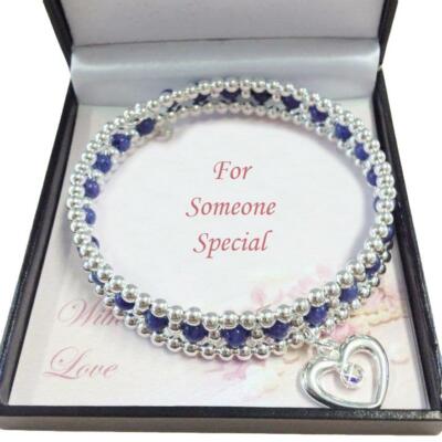 Armband für Mama, Schwester, Jemand Besonderes, Tochter etc. mit Geschenkbox und Karte.