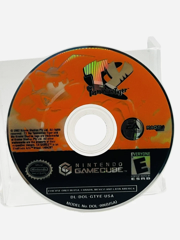 Ty The Tasmanian Tiger GameCube Game Nintendo NGC Authentic Disc Only Adventure - Image 2 of 4
