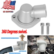 For GM LS Engine 90 Degree Swivel Thermostat Housing Water Neck Kit 181424-200