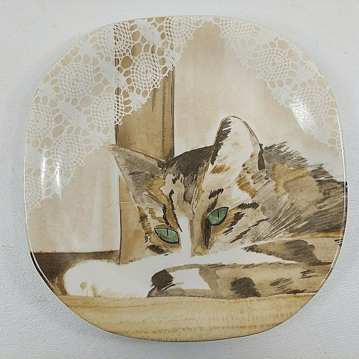 Minou-ettes by C.Pradelie Cat Plates Collection Coeur Zrike