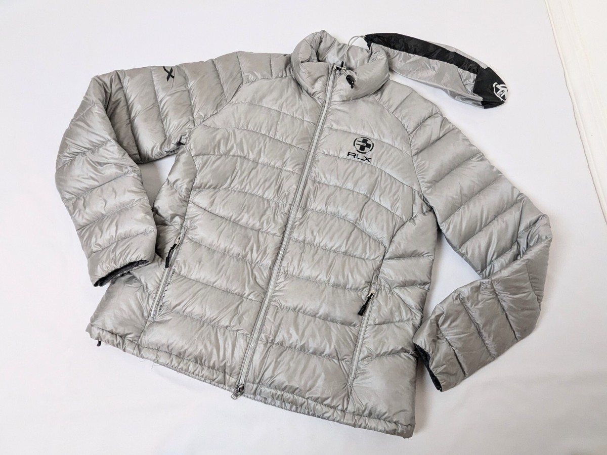 ジャケット・アウター POLO RALPH LAUREN RLX LUNAR DOWN Ralph Lauren Jacket Men Small Silver Grey RLX Down Puffer