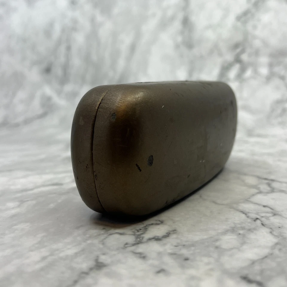 Auténticas gafas de sol Gucci vacías estuche rígido doradas 6" x 2,8" x 1,5" Foto 4 de 4