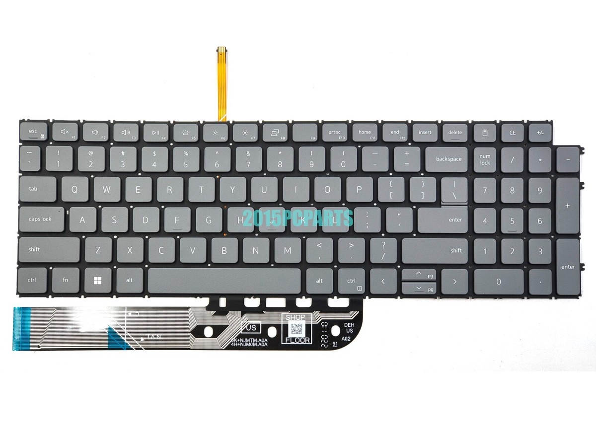 New for DELL Inspiron 15 3515 5510 5515 7510 16 7610 Plus Keyboard